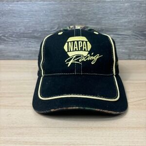 Vintage Napa Racing Hat Cap Strap Back Black Camo Martin Truex Jr.‎